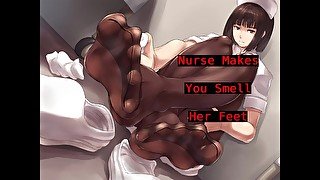 Nurse Sweaty Foot POV (Audio)