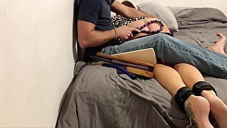 Dominant Girlfriend Gets Her Butt Bared For Otk Paddling Before We Go Out