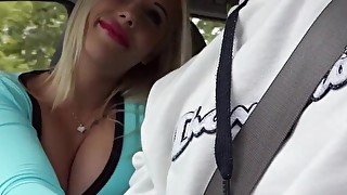 Stranded Teens - Blonde Euro Housewife Kyra needs a ride