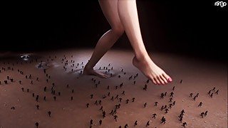 Crowd for the Devil [Giantess Animation]