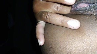 Touching my asshole for my pussy so wet