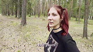 Hot Stranger Lost In The Woods, Im Fucking Her Pussy While She Doesnt Notice, Pretnding To Help 18 Min