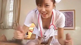 Exotic Japanese whore Yui Seto in Horny Nurse, POV JAV video