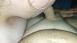 Hairy pussy fucking cum on hairy my wifel