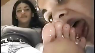 Lesbian foot worship