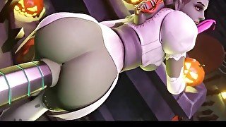 Junkensteins overwatch fucked by robot