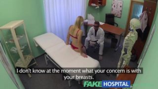 FakeHospital Successful consultation as hot blonde moans her way through