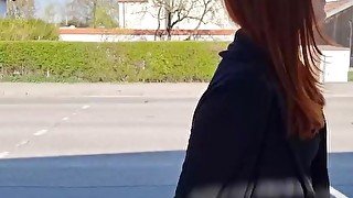 MyDirtyHobby - FinaFoxy Blowjobs A Lucky Dude In Public & Her Friend Joins Them For A Double Blowjob