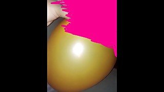 Thigh Balloon Press Fetish Request