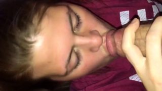 cum in mouth blowjob swallow