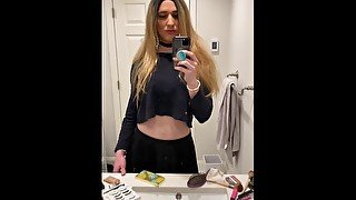 Crossdresser Makeover Transformation Into Woman by Girlfriend