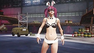 BGMI PUBG Mobile MVP animation Sexy Bunny Swimsuit