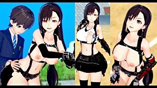 【エロゲーコイカツ！】Final Fantasy 7(FF7)ティファ3DCG巨乳アニメ動画[Hentai Game Koikatsu!Tifa Lockhart (Anime 3DCG Video)