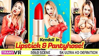 TRANSVR: Lipstick And Pantyhose!