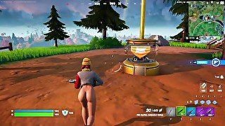 Fortnite gameplay (Aura pantless)