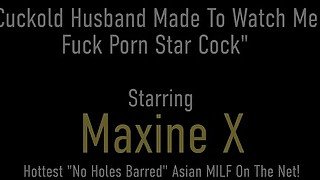 Cuckold Hubby Watches While His House Wife Maxine X Makes Another Man Cum!