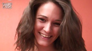 Cute teen 18+ Has Her Cunt Filled With Cum