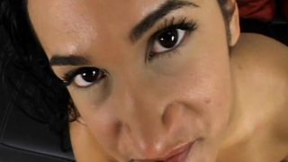 Lia Lopez enjoys swallowing a massive rock-hard python in POV