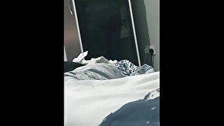 Intimate night fuck with horny step mom and step son