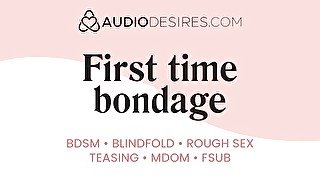 Trying bondage for the first time with my Tinder date  Erotic audio porn