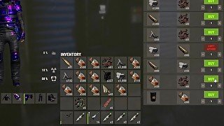 FAT MAN PLAYS RUST AND FUNNY HAHA