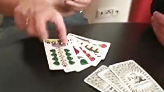 Threesome after poker with old woman