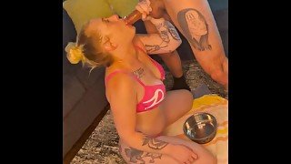 FULL Video Of Pawg Sucking Dick & Drinking Pee (OnlyFans @blondie_dread For Full Video)