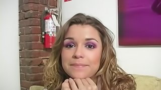 Angelic Katie Thomas is in a wild interracial fuck