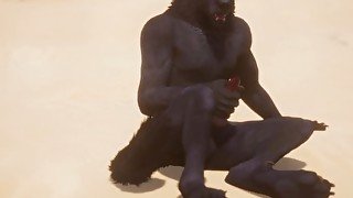 Wild Life / Male Furry's Jerking off Compilation HD / Werewolf,Tiger,Lion,Minotaur