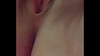 Close Up - Playing with my clit while thinking about my boyfriend