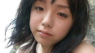 Hypnotizing Japanese beauty Ai Shinozaki spins her curves on cam