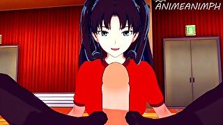 Fate/Stay Night: Fucking Rin Tohsaka in POV (3D Hentai Uncensored)