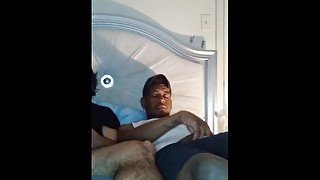 Jerking with a friend!!! Huge cumshot