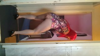 Stacie crossdresser dildo fun