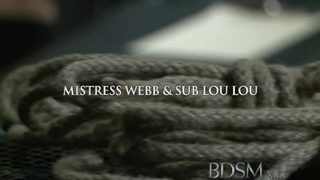 Marvelous busty harlot featuring hot BDSM video