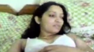 Indian college girl shows off with bf