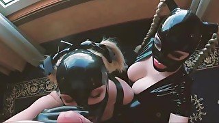 Latex Sluts in a great Blowjob #1 (Recolored)