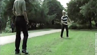 Exotic Threesomes, Cunnilingus sex scene