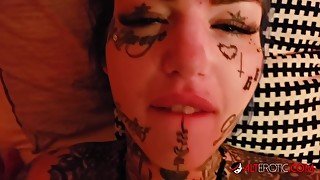 Amber Luke - Inked Up Beauty Craves A Big Penis