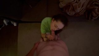 She Swallows A Mouth Full Of Cum (Slow-Mo Cumshot)