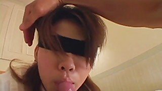 Obedient, Miho, gets fucked and creamed on her tits