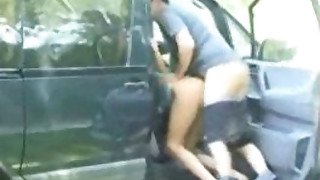 Couple fucking near public road