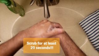 Amateur POV Handwashing Demo HD 60FPS