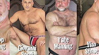 Raw Furry 4-Way Giovanni Rossi, Bishop Sterling, Tate Manning & Vino Stone