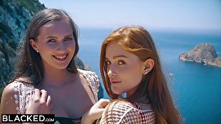 BLACKED best Friends Jia Lissa and Stacy Cruz Share BIG BLACK PENIS - Jia lissa