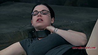 Four eyed slut Sybil Hawthorne plays dirty BDSM games