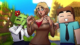 Hornycraft Minecraft Parody The End Marry Creeper Girl