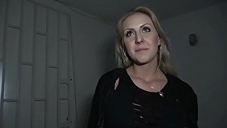 Busty Blonde Fucked Outside