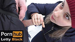 Public Blowjob in Winter Park - Letty Black