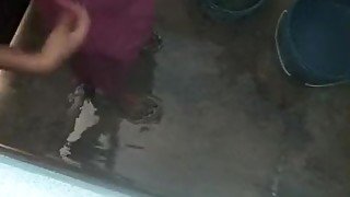 basanti bhabi bathing 6 wearing blowge